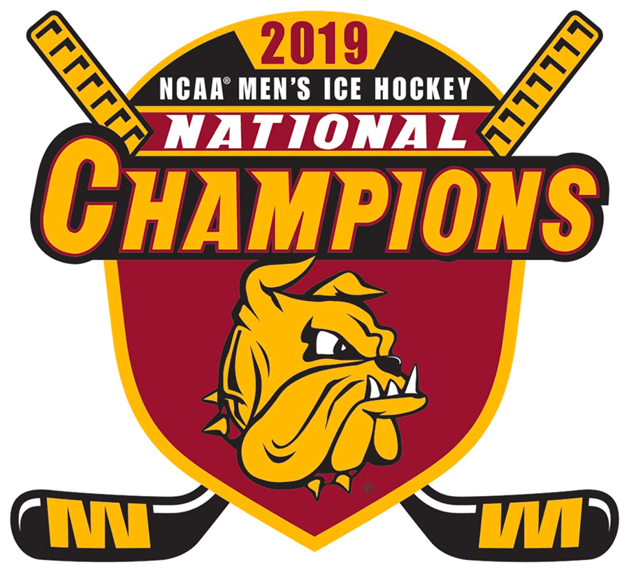 Minnesota-Duluth Bulldogs 2019 Champion Logo diy DTF decal sticker